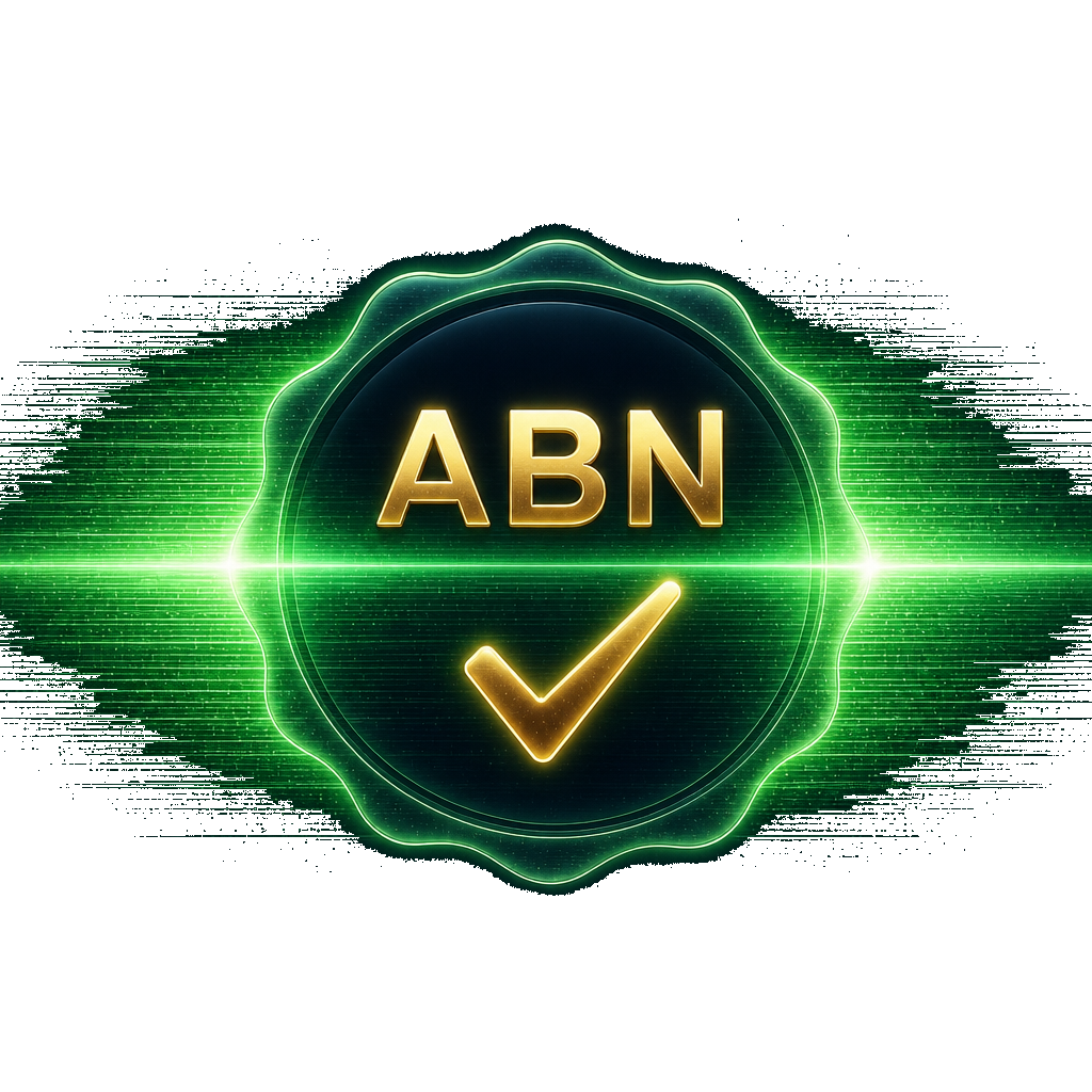 Credentials AI gold ABN verification tick